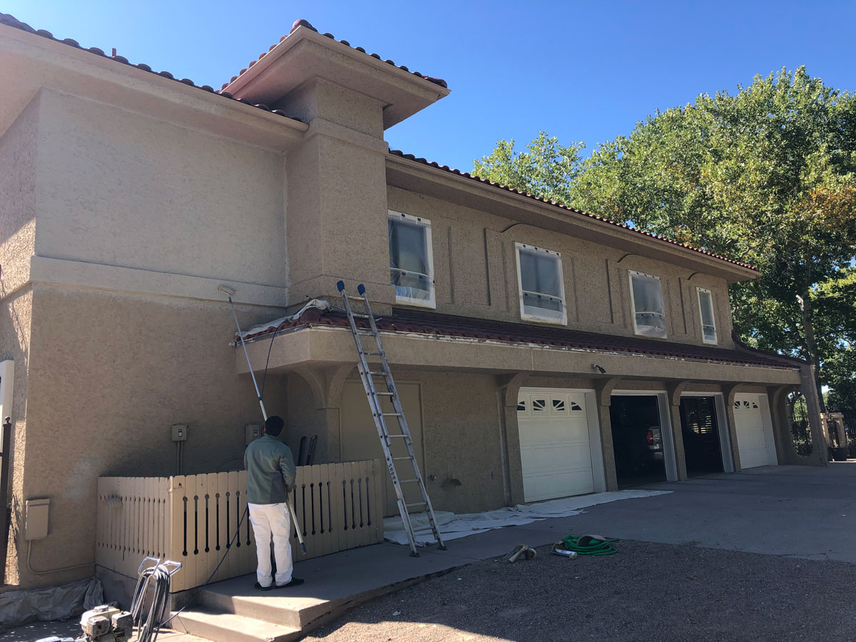 Residential Painting Project for Bob's Painting on Rio Grande Blvd in Albuquerque, NM